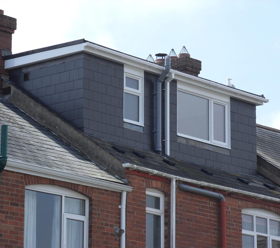 Flat roof dormer